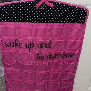 Pink jewelry organizer